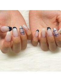 チェックネイル