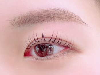 クリアアイ 寺田町店(Clear eye's)の写真/【アイブロウ&パリジェンヌラッシュセット】上向きまつ毛とトレンド美人眉で、垢抜け顔に大変身♪