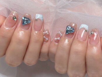 ロワ バイ ジョアアンジェ(Roi by joieange)/リボンネイル/ショートネイル