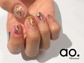 アオ おもろまち(ao.)/85min/ニュアンス Nail ao.沖縄