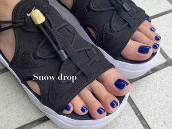 スノー ドロップ(Snow drop)/フットネイル