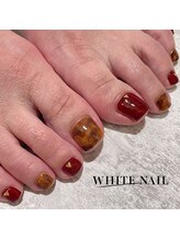 ホワイトネイル 武蔵小杉店(WHITE NAIL)/べっ甲ネイル/フットネイル
