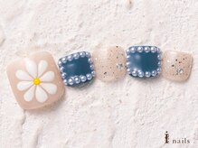 アイネイルズ 横浜WEST店(I-nails)/パールぷっくりフラワー10480円