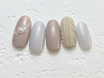 アークネイル 下北沢(urk.nail)/ニットネイル