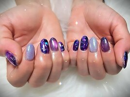 紫ディープネイル