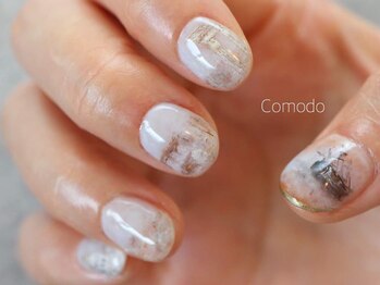 ネイル アトリエ コモード(nail atelier Comodo)/絵画ネイル[ウィリアムターナー]