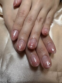 ピンクラメホロ入り＊