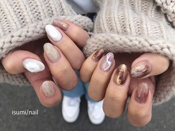 アイビューティサロン レイ(Eye beautysalon Lei)の写真/大人ニュアンスやトレンドデザインを取り入れた最旬ネイルを多数ご用意★繊細なアートもお任せください！