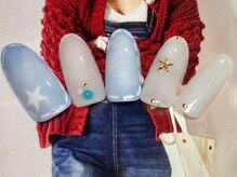 ネイルサロン リリオ(Nail Salon Ririo)/爽やかデニムネイル