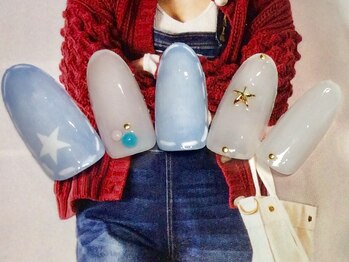 ネイルサロン リリオ(Nail Salon Ririo)/爽やかデニムネイル