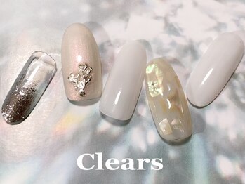 ビューティーネイルサロン クリアーズ(Clears)/上品な夏ネイル♪