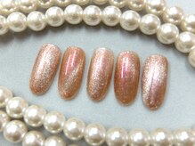 ネイルサロンミキ 横浜(MIKI)/マグネットネイル　シンプル