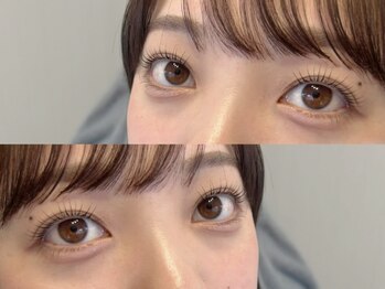 キュー(CUE)の写真/《抜群のキープ力★》汗にも負けずモチも◎根元からしっかり立ち上げ、きらきら輝く可愛い目元を実現♪