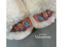 ネイルサロン ヴァレンタイン(nailsalon Valentine)/フットワンカラー今なら4800円