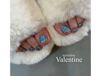 ネイルサロン ヴァレンタイン(nailsalon Valentine)/フットワンカラー今なら4800円