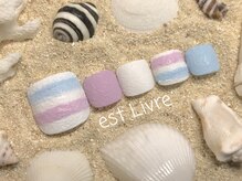 エストリブレ(estLivre)/ボーダーパイル風フット