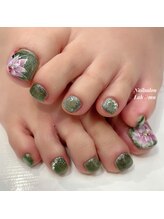 ラムー(Lah mu)/ギャラクシー&手描きフラワー