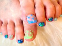 アミュリー ネイル アトリエ(Amury nail atelier)/ちぐはぐ ネオン スイート 大人