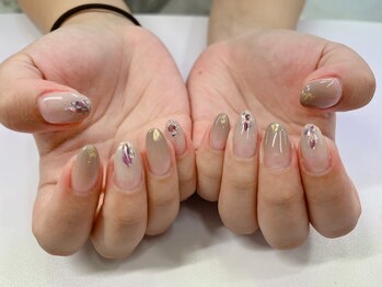 ネイルと耳ツボのセット♪