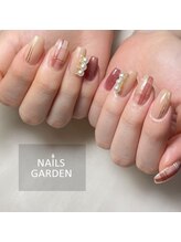 ネイルズガーデン(NAILS GARDEN)/チェックネイル※パーツ別料金