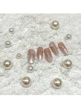 エーアンドエー 蕨店(A&A)/ブライダル薔薇ネイル