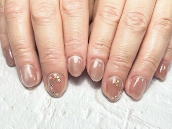 プロモート 岡山城下店(Promote)/桜ホログラム×自爪風マグ