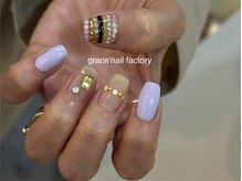 グレースネイルファクトリー(grace'nail factory)/ART5本・フィルイン/まつやま