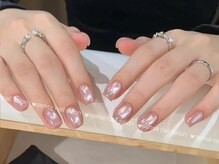 センスネイル 池袋店(Sense Nail)/バイカラー 水光マグネット