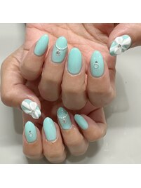 ティファニー風ネイル