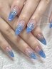 長さが欲しい方必見　人気アクリルラメグラデーション（オフ込み)