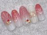 8月限定¥7480★マーメイド×水面ネイル(ケア込パラジェル変更別途550円
