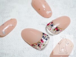 クリア押し花フレンチ