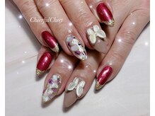 チアフルチア バイ リッチネイル(CheerfulCheer by Ricci nail)/バタフライネイルパーツ付