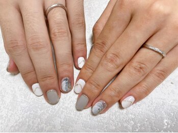 キキネイル たまプラーザ店(kikinail)/大理石ネイル