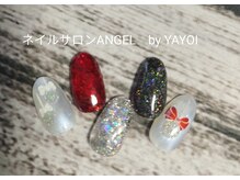 エンジェル 葛飾(ANGEL)/クリスマスネイル【赤】