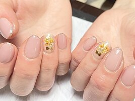 花束ミモザネイル【岡山】