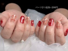 リブネイル(Lib Nail)/チェックネイル♪