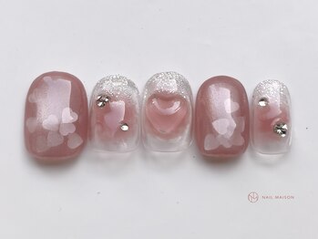 ネイルメゾン 池袋店(NAIL MAISON)/ちゅるちゅるハートマグ￥9000