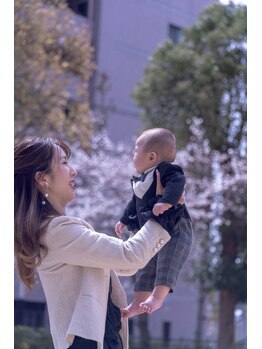 リーズサロンアンドスクール(Rees)の写真/ママだけじゃない♪親子で一緒にキレイになれる！親子美容を楽しめるサロン