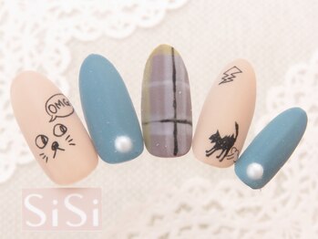 シシ(SiSi)/大人カラー猫ネイル