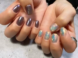 アシメニュアンスネイル