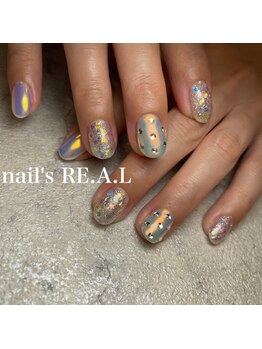 ネイルズリアル(nail's REAL)/ミラーネイル