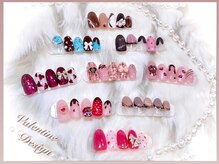 ボガスティーズネイル(Vogusty's nail)/3回目までOK バレンタインネイル