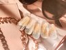 ジェル★ゴージャスデザイン＋美爪を育てるウォーターケア¥6250