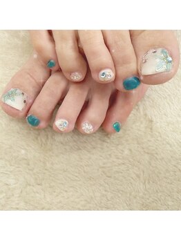 ネイルサロン エーナイン ザ ビッグ豊平店/foot デザイン