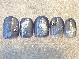 【1月】くすみムースブルー