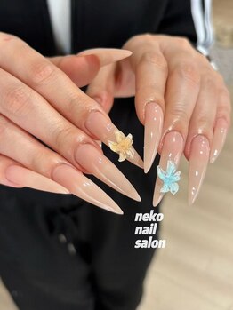 ネコ(Neko)/ロングちゅるんワンカラー