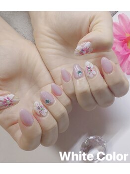 ホワイトカラー(White Color)/選べるデザインアート♪