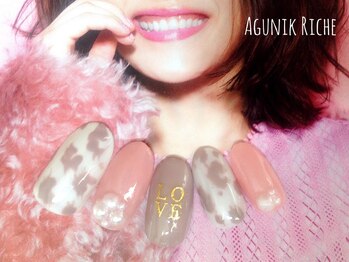 アグニークリッシェ(Agunik Riche)/【レオパードネイル】