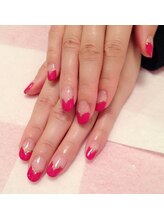 リヒロ(Ri hiro)/ハートフレンチ+ラメライン